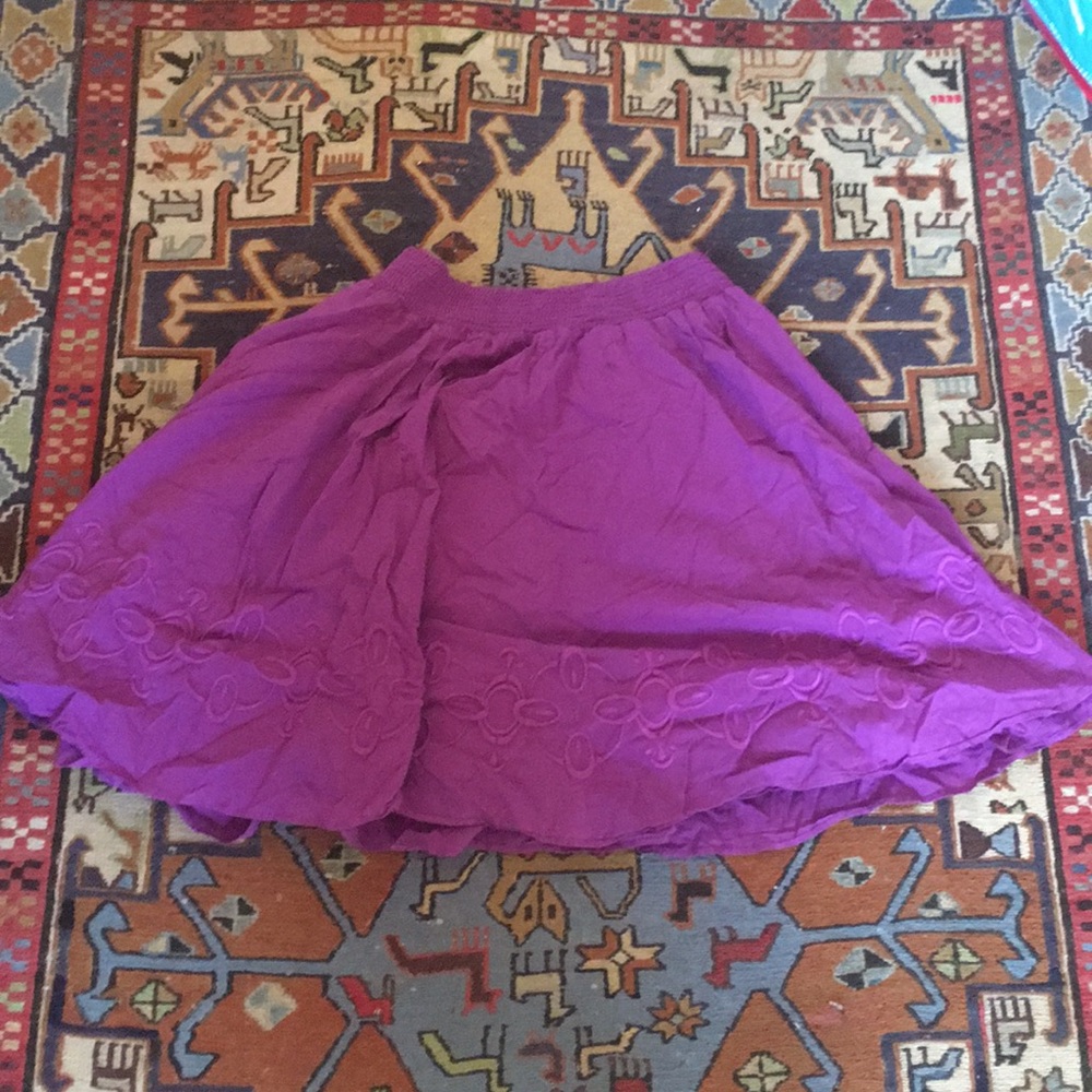 Purple skirt